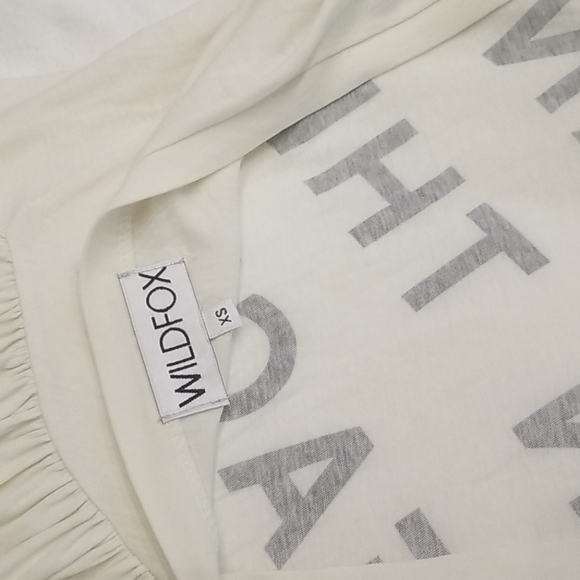 Wildfox Open Back Born on the Beach Ruffle Top XS Gifted To Buyer - Picture 4 of 5